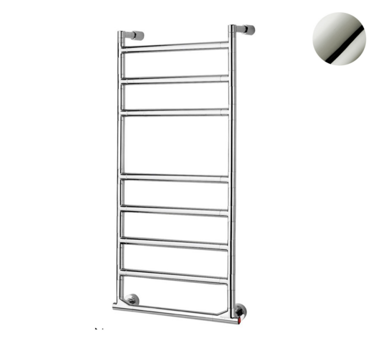 Полотенцесушитель электрический Margaroli Sereno Box 530x105x904,5 мм Bright Nickel 5744708BNICB