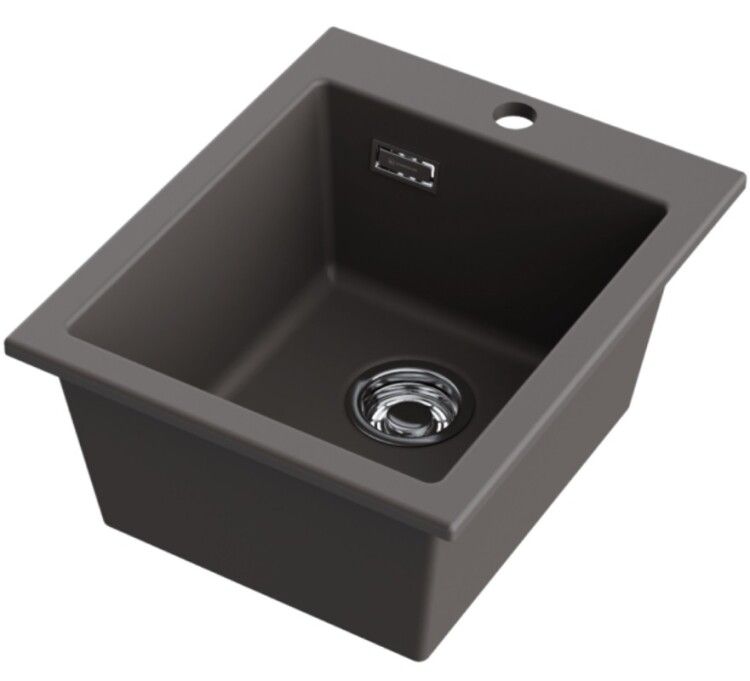 Мойка кухонная Omoikiri Omishima 410x510 мм stone grey 4997549