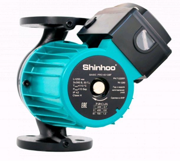 Насос циркуляционный Shinhoo BASIC PRO 50-16SF 1x230V фланцевый 71241014