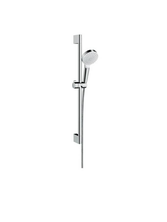 Душевой гарнитур Hansgrohe Crometta 100 1jet 90 см белый/хром 26533400