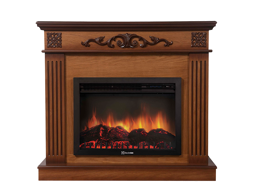 Портал для электрокамина Firelight Noce 30 шпон орех 1134872