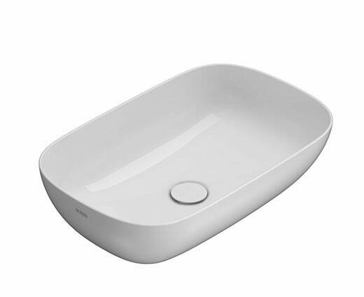 Раковина накладная Globo T-EDGE 600x380x160 мм цвет белый B6R60BI