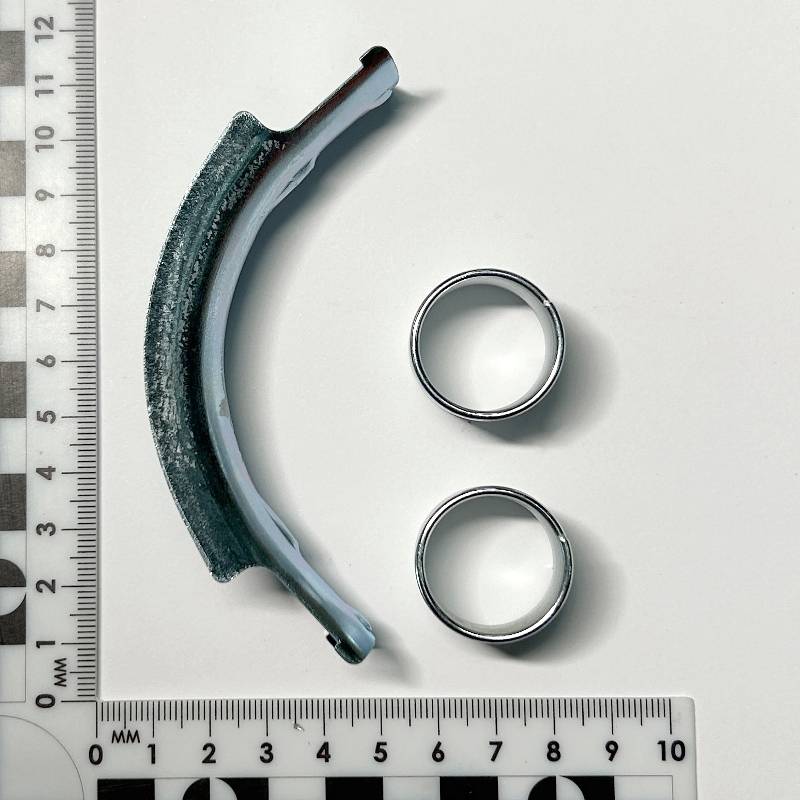 Фиксатор поворота трубы Uni-Fitt 20 мм 90° стальной с кольцами 859R2000