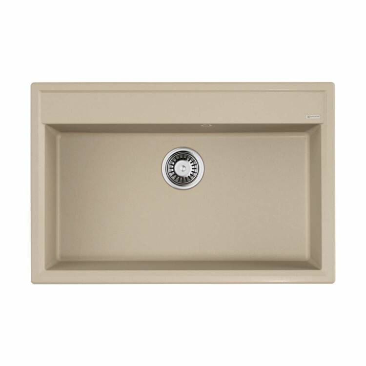 Мойка кухонная OMOIKIRI Daisen 77-BE бежевый 770x510x210 мм 5 отверстий 4993631