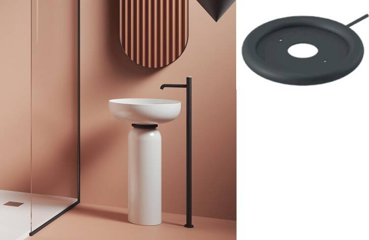 Кольцо для колонны Artceram Jolie черный матовый ACA073 17