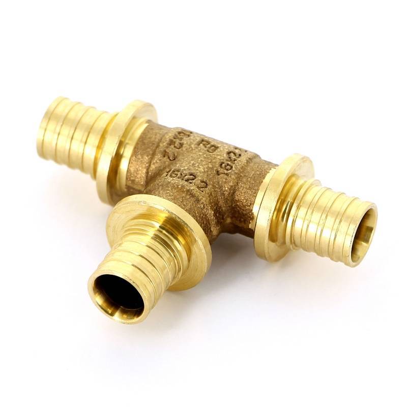 Тройник надвижной REHAU RAUTITAN RX 16 мм бронза 1377724