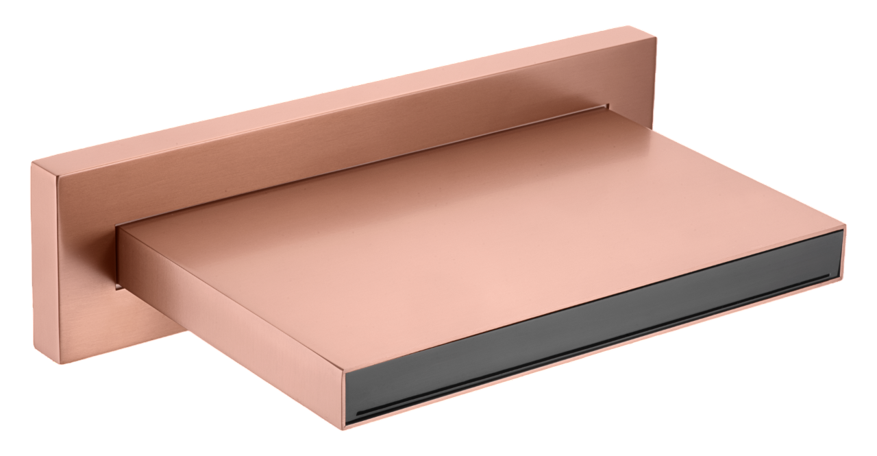 Излив настенный для ванны Boheme Zodiac 24.5 см матовая медь 625/2-CB