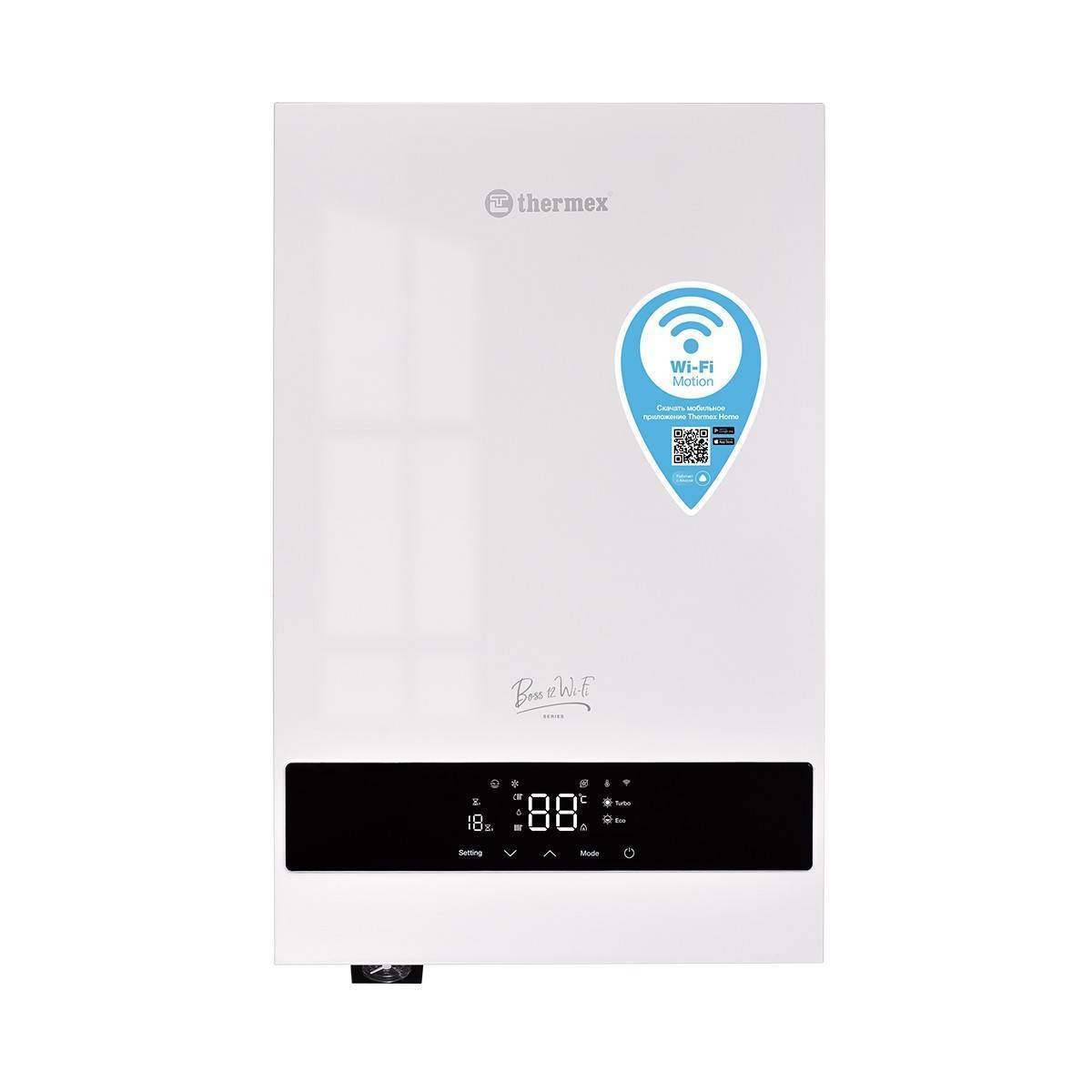 Электрический котел Thermex Boss 12 Wi-Fi White
