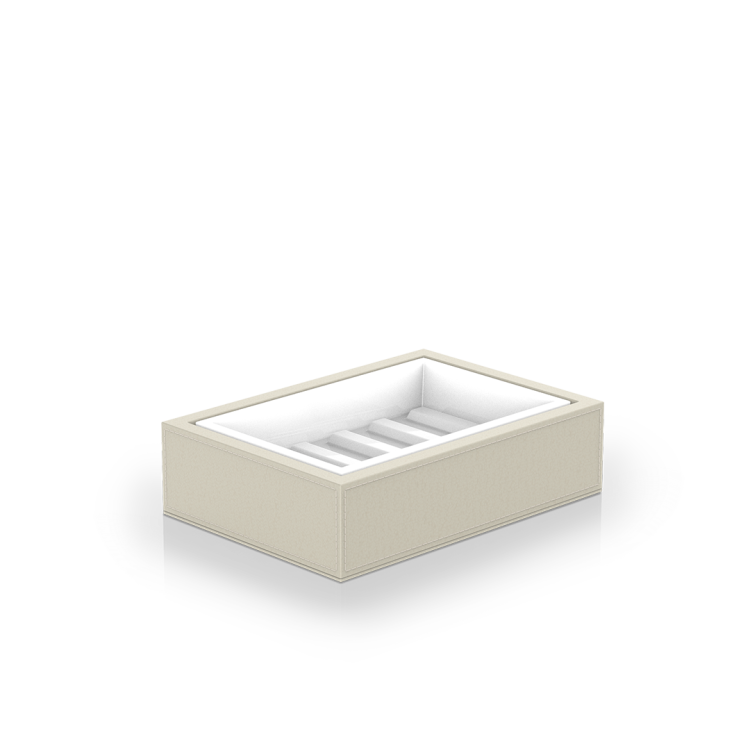 Мыльница настольная Decor Walther Brownie STS песочно-бежевый/белый 0937347