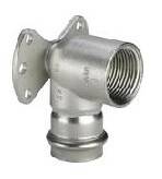 Водорозетка Viega Sanpress Inox 22x3/4 ВР нержавеющая сталь 437275