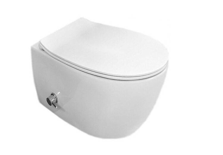 Унитаз-биде подвесной ISVEA Sentimenti Neo 363х510 мм белый 10ARS1015I