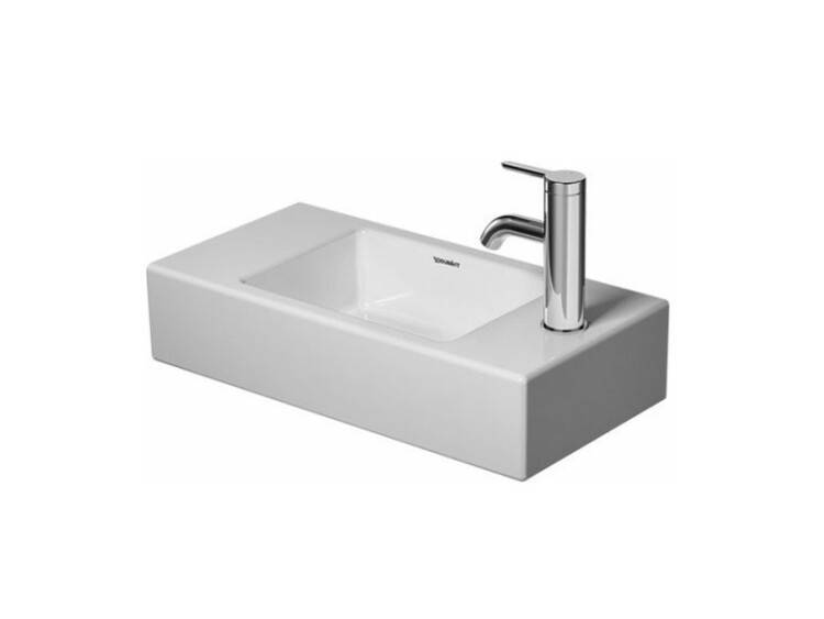 Раковина-рукомойник Duravit Vero Air 500x250 мм с 1 отверстием для смесителя слева 0724500009