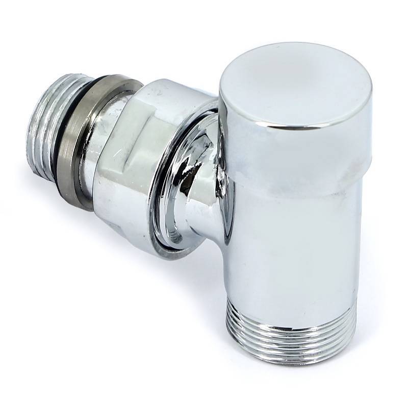 Вентиль обратный Carlo Poletti Compact угловой НН 1/2 x M24x19 хром V150211B