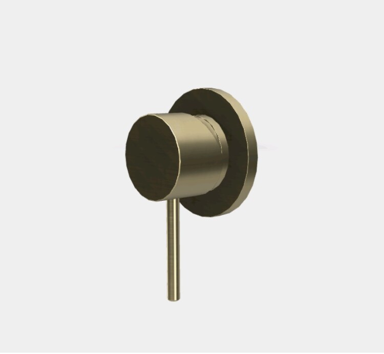 Смеситель для душа встраиваемый FIMA Carlo Frattini Spillo Up на 1 потребитель шампань брашированная F3033N1HS