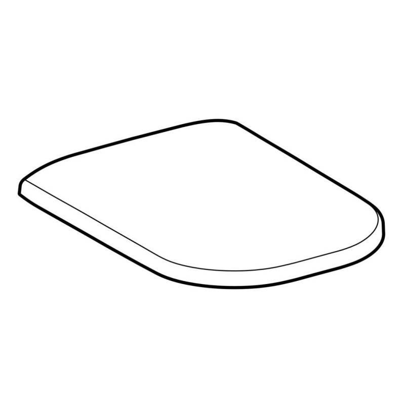 Сиденье для унитаза Geberit Smyle SoftClose крепление сверху 500.236.01.1