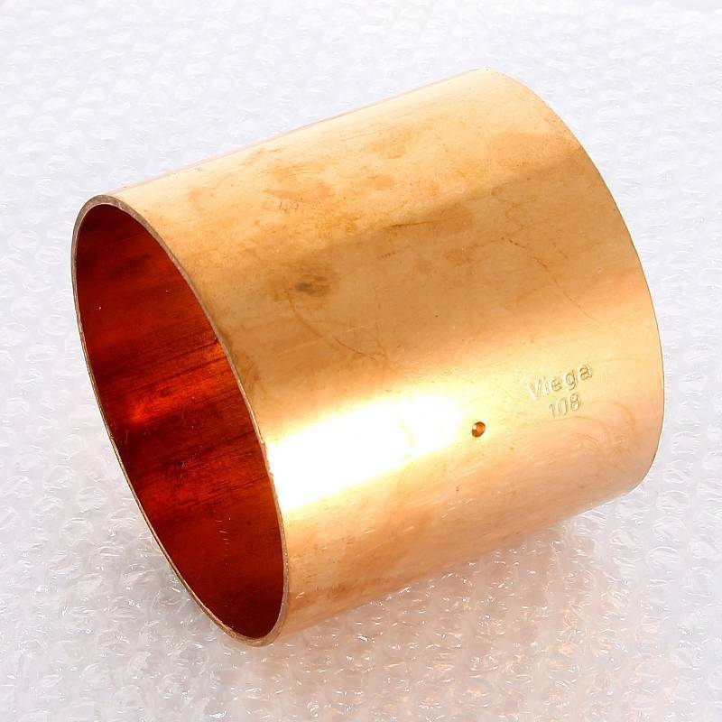 Муфта двухраструбная под пайку Viega 108 мм 146481