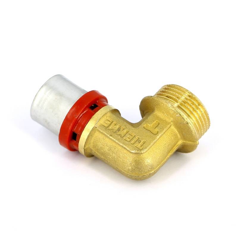 Угольник пресс с наружной резьбой Tiemme COMPACT 20 x 1/2 1660022