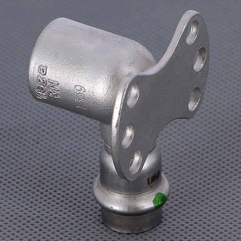 Водорозетка пресс Viega Sanpress Inox из нержавеющей стали 15х1/2 ВР 437244