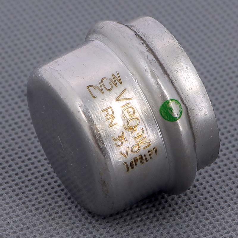 Заглушка пресс из нержавеющей стали Viega Sanpress Inox 35 мм 452896