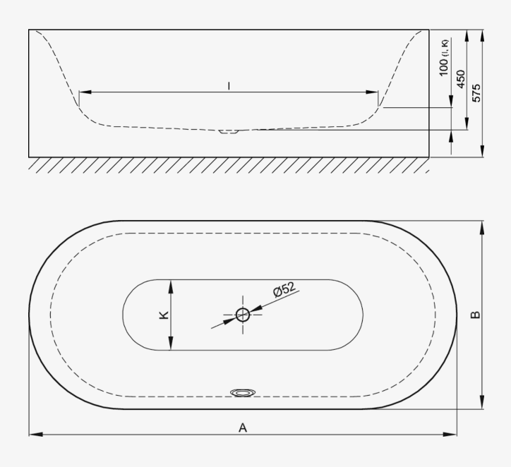 Ванна отдельностоящая Bette BetteLux Oval Silhouette 1700x750x450 мм BetteGlasur Plus белая 3465-000CFXXSPLUS