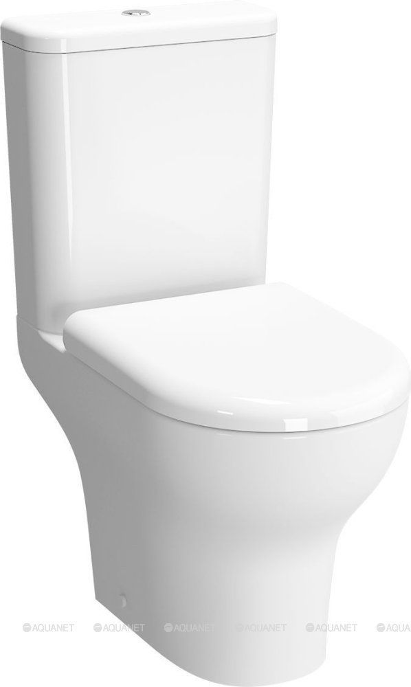 Унитаз-компакт VitrA Zentrum Open-back с сиденьем микролифт 60 см 9012B003-7204