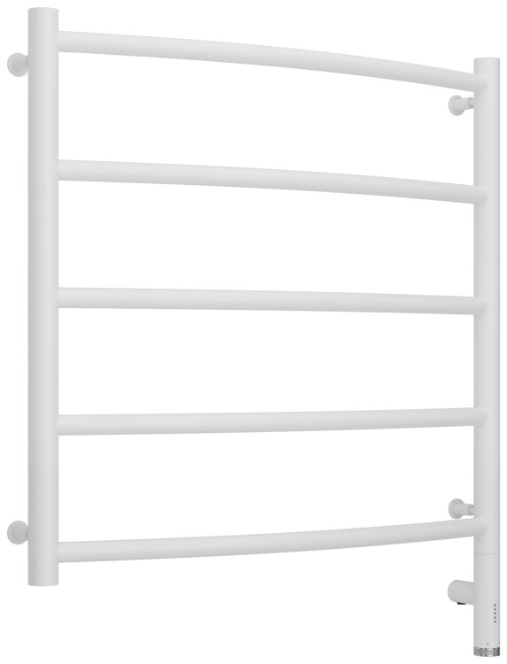 Полотенцесушитель электрический Сунержа Галант 3.0 600x600 мм МЭМ нижнее справа белый матовый 30-5801-6060