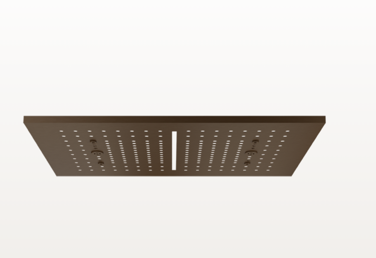 Накладная панель, Gessi, Afilo, 300-500, для многофункциональной душевой системы, цвет-Dark Bronze