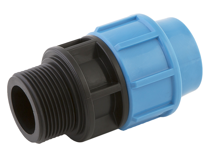 Муфта ПНД ДЖИЛЕКС переходная с наружной резьбой 20х1/2 1029621