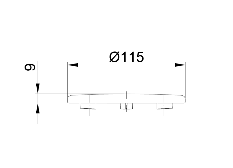 Крышка слива Bette BetteAntislip Sense Ø 115 мм, белая Y100000AX