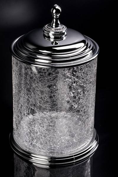 Ведро мусорное напольное Boheme Royal Cristal хром 10934-CR-B