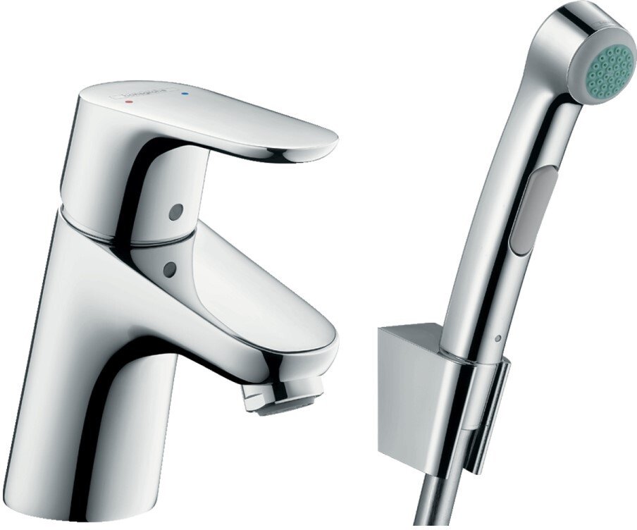 Смеситель для раковины Hansgrohe Focus с гигиеническим душем 31926000