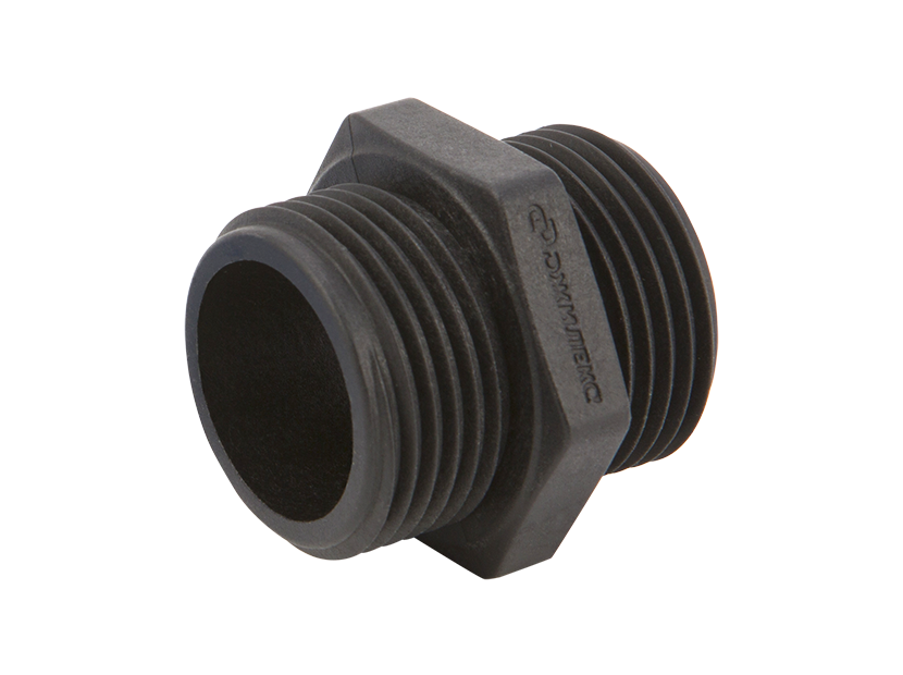 Штуцер ДЖИЛЕКС 1 х 1 пластиковый 9001