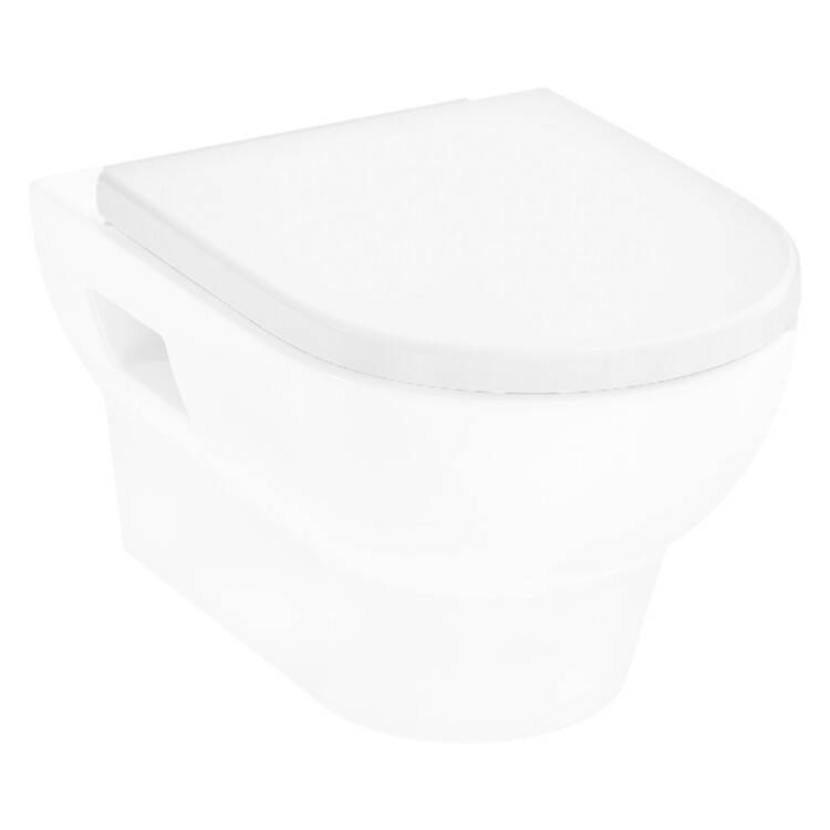 Сиденье для унитаза Hansgrohe GladeLake S микролифт белое 60112450