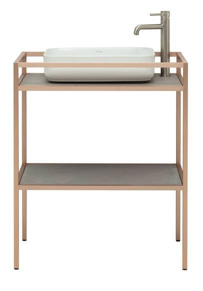 Консоль под раковину Allen Brau Liberty 75 см напольная медь 1.33002.60