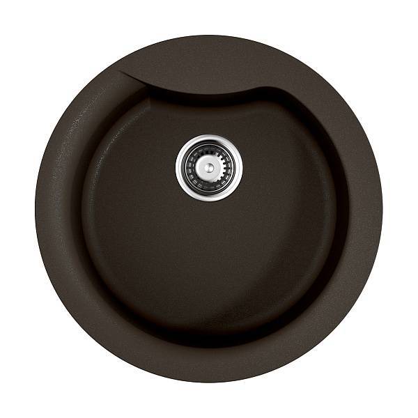 Кухонная мойка Omoikiri Yasugata 48R-DC Tetogranit 48.5x48.5 см темный шоколад 4993211