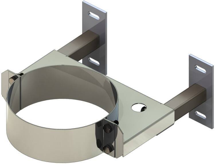 Опора стеновая неподвижная Jeremias DW отступ 50 мм D=180 мм DW45180