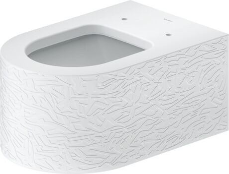 Унитаз подвесной Duravit Vitrium безободковый 380x570 мм белый матовый/глянцевый 250609FF00