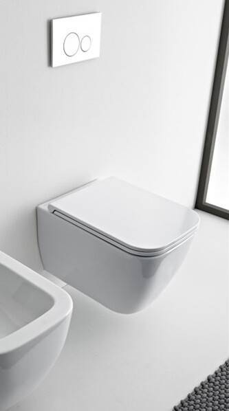 Унитаз подвесной Scarabeo Teorema 2.0 360x520x350 мм белый 5126CL