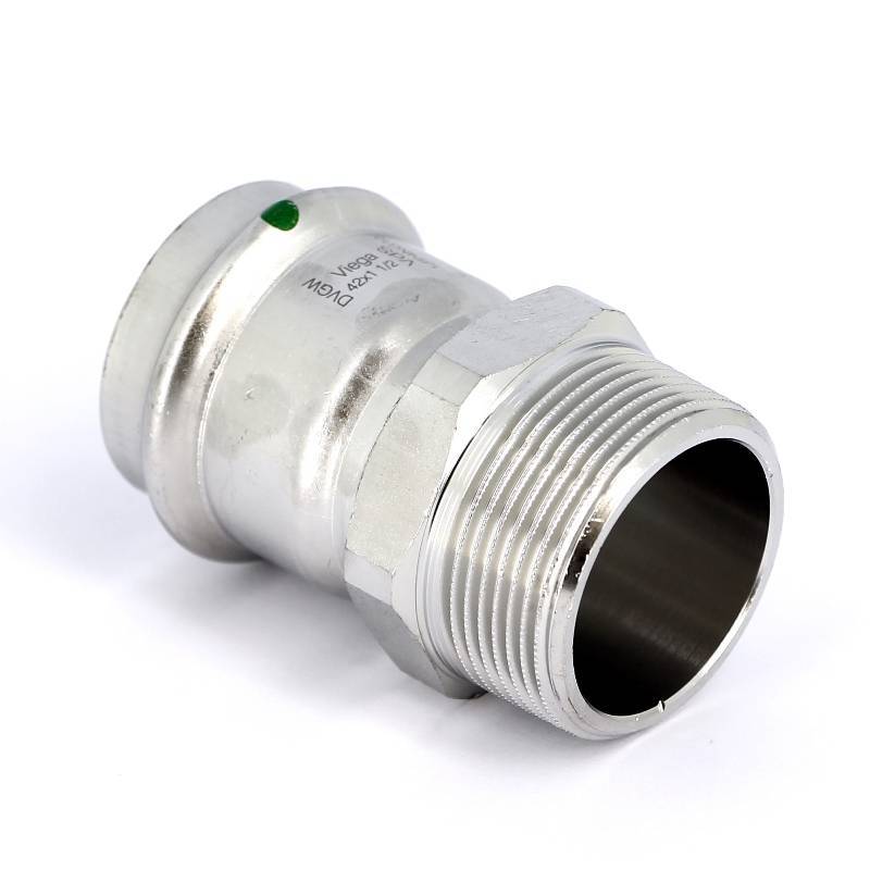 Муфта переходная пресс-Н Viega Sanpress Inox нержавеющая сталь 42х1 1/2 436551