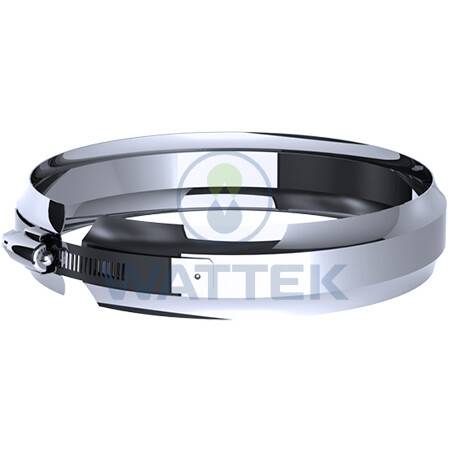 Хомут обжимной Craft 200 мм для двустенных систем 5CC