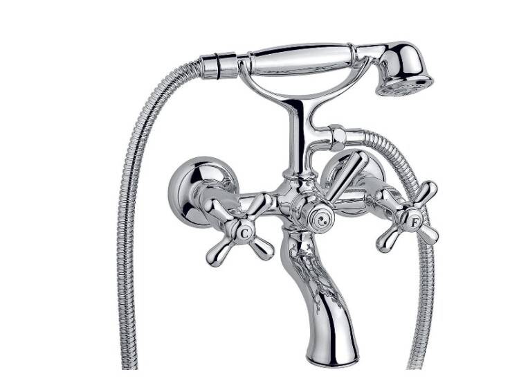 Смеситель для ванны и душа Nicolazzi Nuova Brenta двухвентильный Bronze Plated 2501BZ