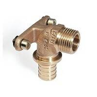 Угольник настенный REHAU RAUTITAN RX 20-R 1/2 НР бронза 14563651001