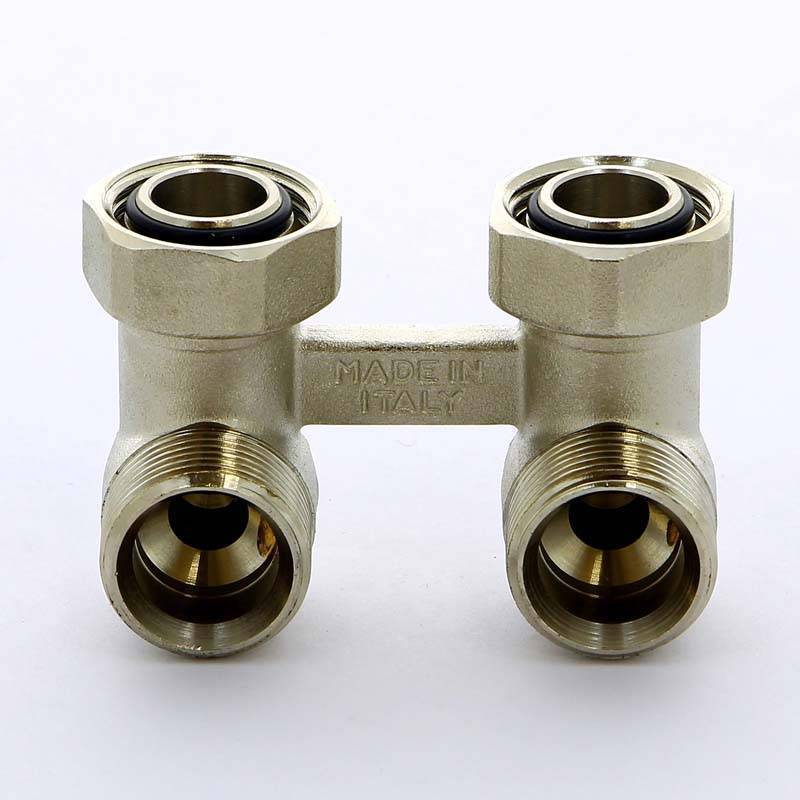 Узел радиаторный угловой TIEMME 3/4х3/4х18 3390002