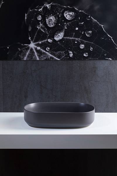 Раковина накладная Allen Brau Fantasy 55 см серый 4.11022.AN