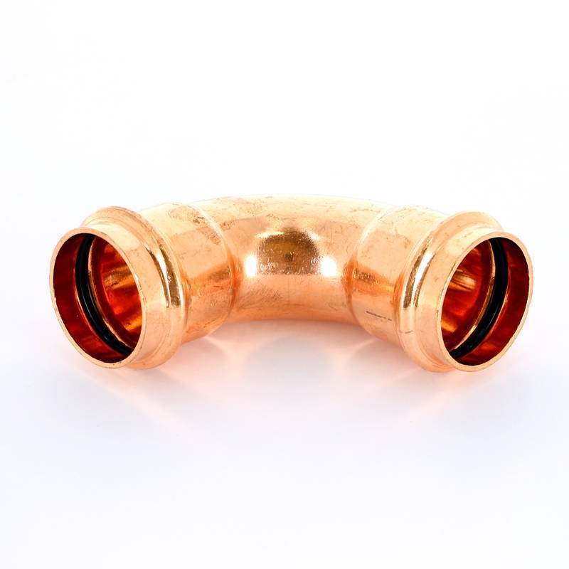 Угольник 90° пресс IBP >B< Press 42 мм медный P5002 04200000