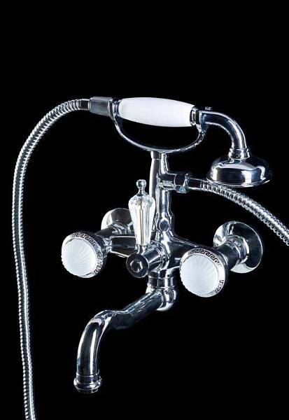 Смеситель для ванны с душем Boheme Satine хром глянцевый 273-ST