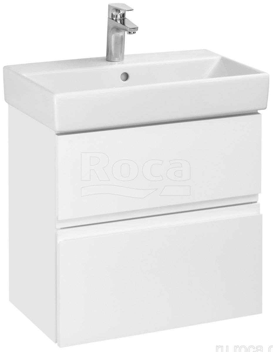 Тумба под раковину Roca Oleta 56 564х374х548 мм белый матовый A857639501