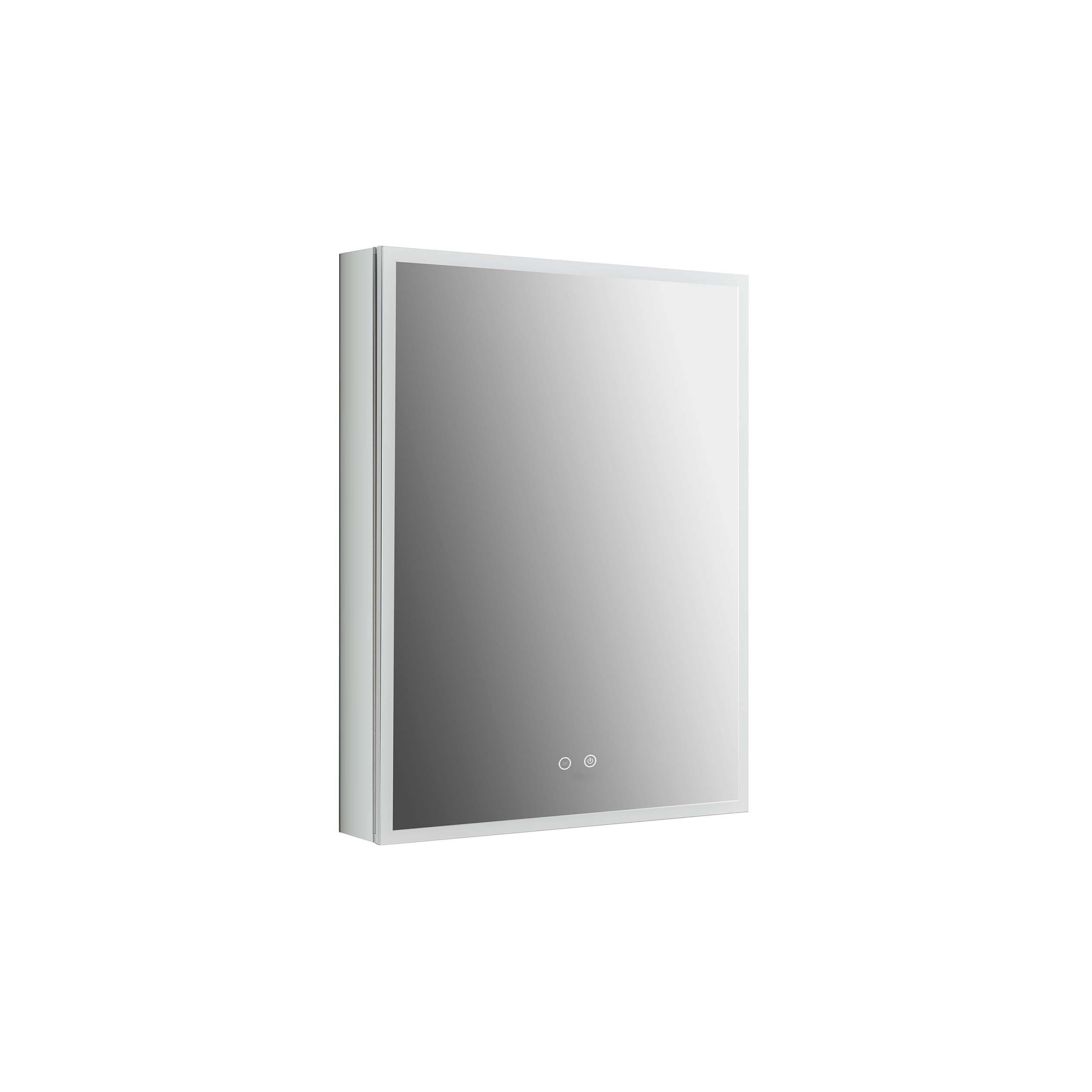 Зеркальный шкаф AQUATON AQ7603B-MLC 600x800x133 мм с подсветкой и антизапотеванием AQ7603B-MLC