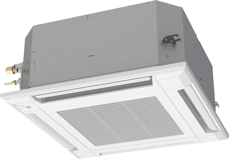 Кондиционер сплит-система кассетный компактный Fujitsu инверторный AUXG18KVLA/UTGUFYFW/AOYG18KATA