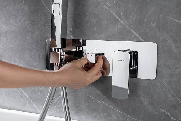 Смеситель для ванны с душем Allen Brau Infinity с внутренней частью хром 5.21007-00